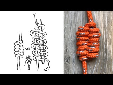 ABOK #568 Ashley Book of Knots - Multiple Figure-Eight Knot