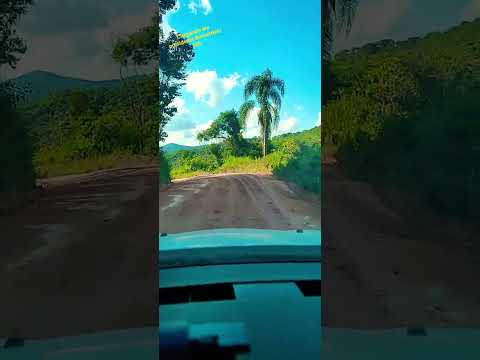 Trecho de terra na chegada na cidade presidente Bernardes/MG