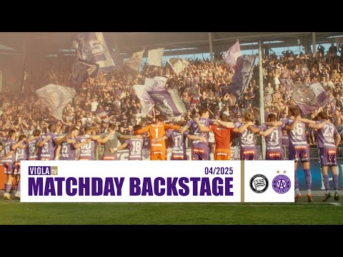 Matchday Backstage: Sturm Graz - Austria Wien 0:1 (04/2025) #faklive #veilchen #violatv
