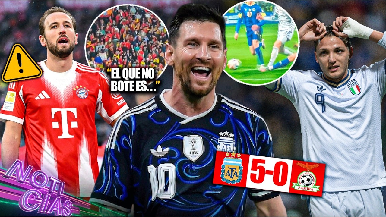 Paliza de Argentina | ¿Robaron a Italia? | Alerta Kane: ¿Llega a Champions? | Escándalo en España