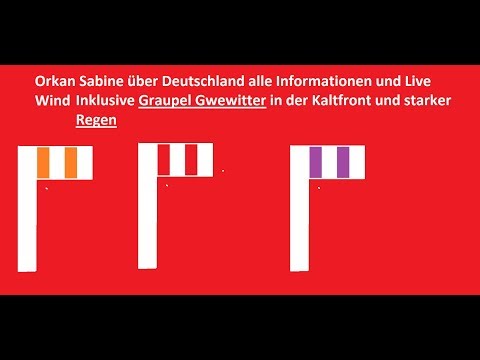 Orkan Sabine über Deiutschland alle Informationen und Live Wind und was alles schon passiert ist