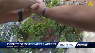 Indian River County deputy demoted after investigation concludes misconduct during arrest