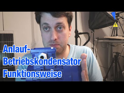 Starting capacitor / Running capacitor: Functionality / Difference / Dimensioning