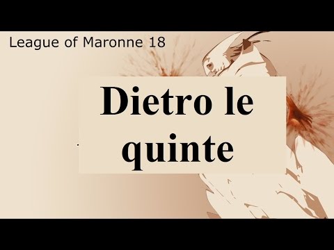 Dietro le quinte: League of Maronne 18