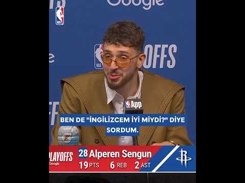 Alperen Şengün İngilizcesi hakkında 😂🎙️