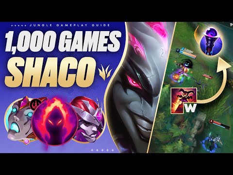 SHACO JUNGLE is the BEST AP jungler 🎁 (Amplify enemy's fear with 1,000 games of Shaco experience)