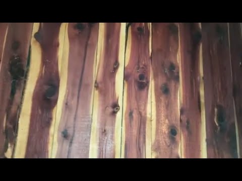 BUILDING A CEDAR SHELVES