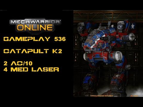 MWO: Gameplay #536 Catapult K2 Captain Americas X Wing wieder unterwegs