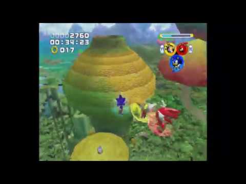Sonic Heroes (GC) Walkthrough - Part 10 - Frog Forest (Team Sonic)