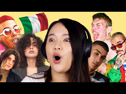 Listening to Italian rap for the FIRST time (Sfera Ebbasta, Rkomi, Capo Plaza, etc. ) | Reaction