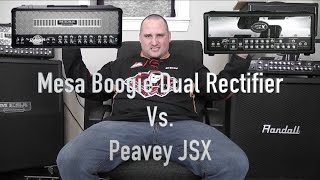 Video thumbnail for Peavey JSX Joe Satriani Signature Series Head Vs. Mesa Boogie Dual Rectifier by Cryptic Mask Guitar