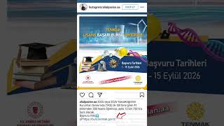 📢Enerji ve Tabii Kaynaklar Bak. bursu başvuruları  başladı🔗https://bur