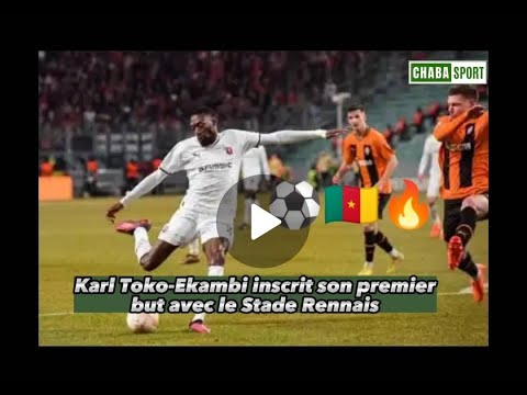 Karl Toko-Ekambi inscrit son premier but avec le Stade Rennais