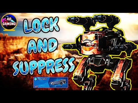 LOCK AND SUPPRESS - BLITZ HALO Gameplay - War Robots MK2 WR Gameplay