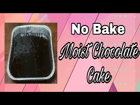NO BAKE MOIST CHOCOLATE CAKE | QUICK & EASY RECIPE Angelie Brows
