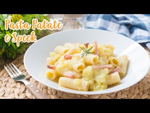 Pasta con Crema di Patate e Speck - Ricetta Facile Pasta Cremosa - 55Winston55
