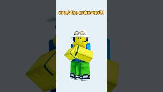 meet the animator!!! | Roblox Studio #roblox #animation #moonanimator