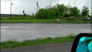 preview picture of video 'Ливны. начало поселка Ямской после дождя 09.05.2012'