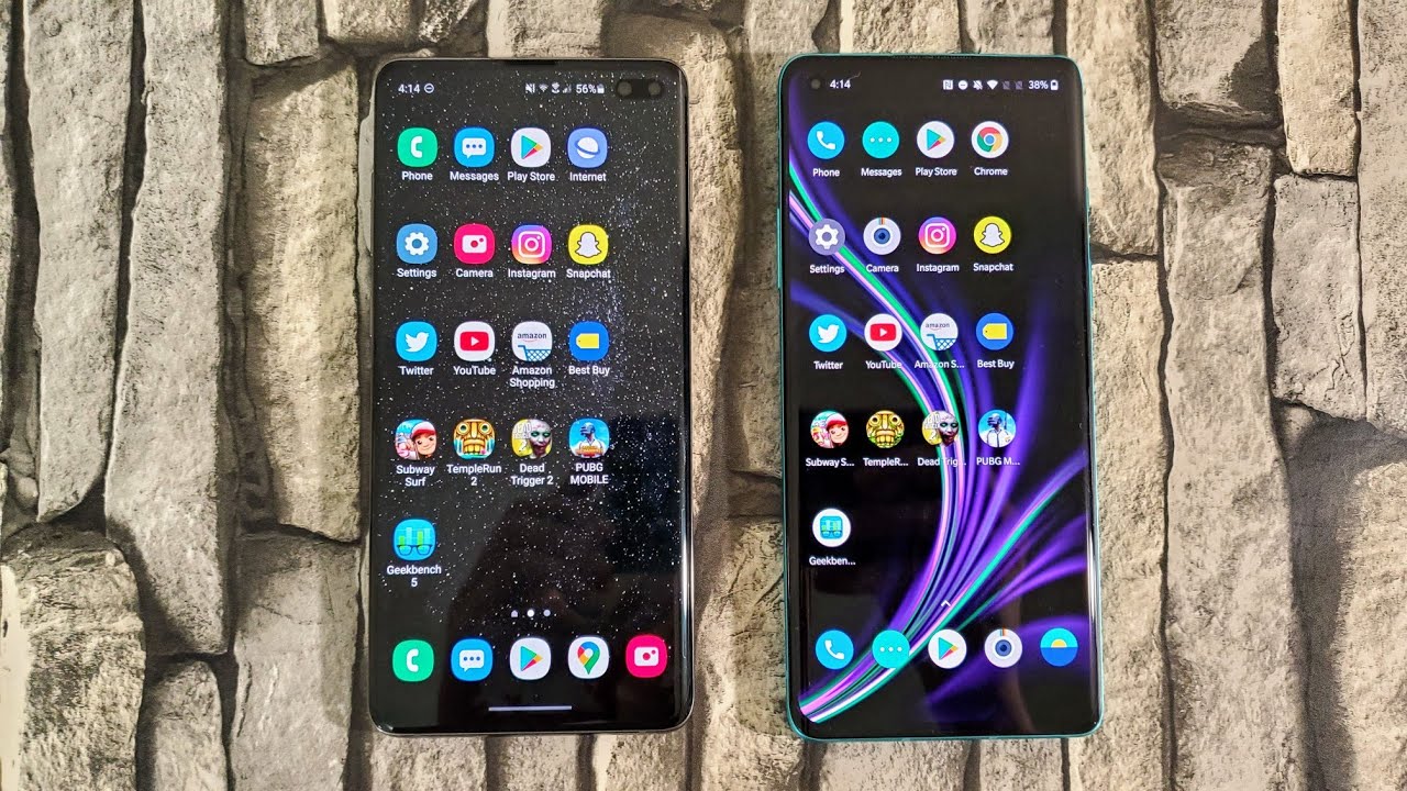 OnePlus 8 vs Samsung Galaxy S10 Plus - Speed Test