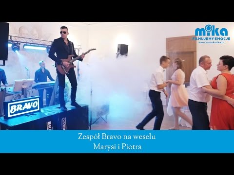 Marysia  ❤️Piotr szaleją na swoim weselu - Gościniec Jaguś."Fly with me to malibu" zespół Bravo