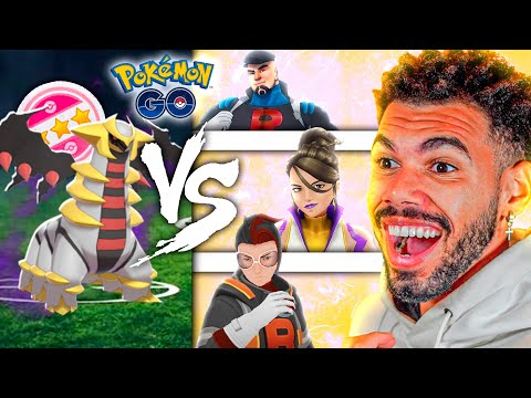 GIRATINA 100% LEVEL 50 VS LÍDERES ROCKETS - POKEMON GO | Cris |
