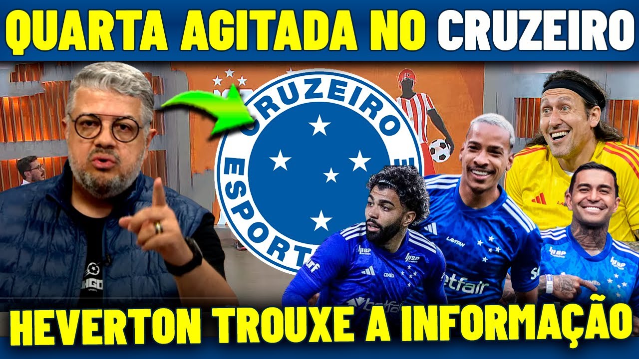 QUARTA AGITADA NO CRUZEIRO ! MUDANÇAS NO CRUZEIRO ! NOTICIAS DO CRUZEIRO HOJE