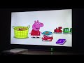 Peppa And George Tidy Up White Screen