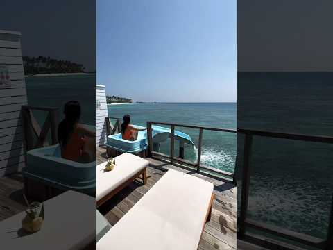 Imagine being here right now✨ #luxury #travel #fy #couple #hotel #maldives #shorts