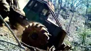 preview picture of video 'timberjack skidder 380c... mountain goat country'