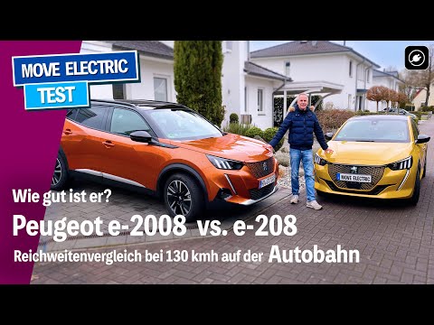 Wie gut ist der Peugeot e2008? Elektro-Crossover bei 130 kmh auf der Autobahn, inkl. Ladekurve
