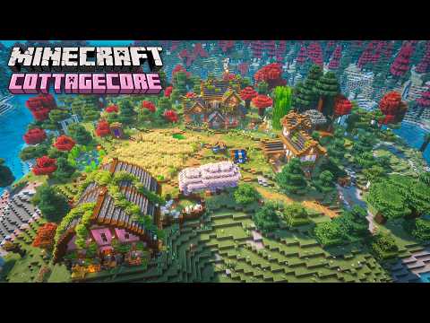 Our PERFECT Start On A Cottagecore ISLAND In Minecraft