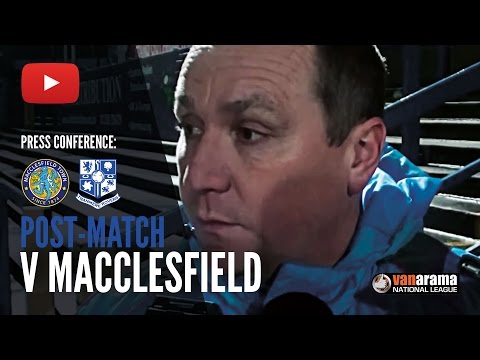 POST-MATCH: Micky Mellon (Macclesfield Town A)