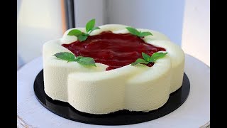 ПОТРЯСАЮЩИЙ Муссовый Торт с Семенами Чиа Малиной Базиликом!!! НЕВЕРОЯТНО ВКУСНЫЙ