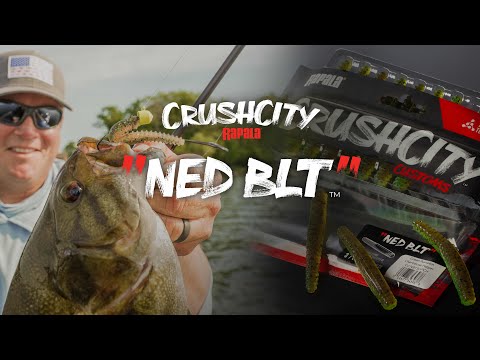Rapala CrushCity Ned's BLT 3 Worm 7.5cm 3.5g Perch