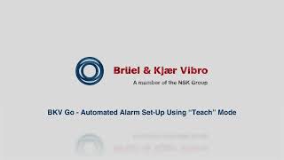 BKV Go - Automated Alarm Set Up Using Teach Mode