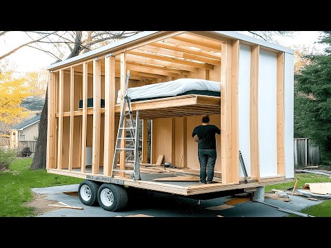 Man Builds Amazing Mobile Home | Step by Step Guide by @buildersblueprint