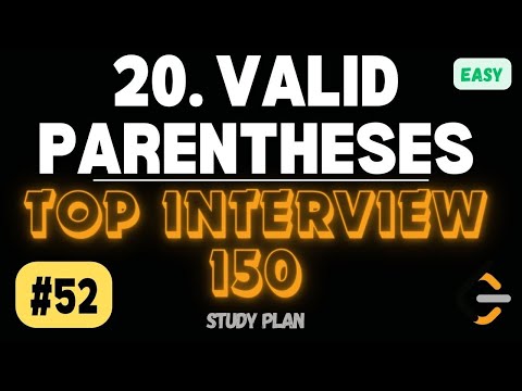 Leetcode | 20. Valid Parentheses | Easy | Java Solution