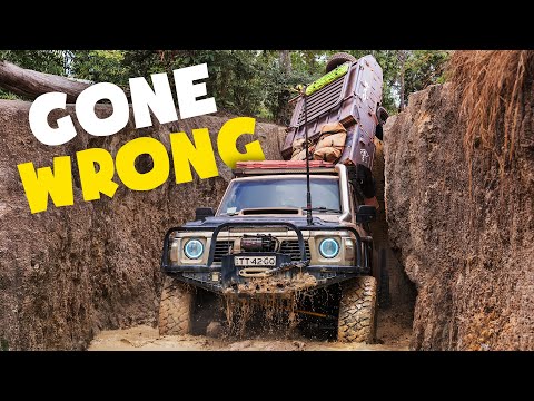 Attempting The Old Telegraph Track with a camper trailer...