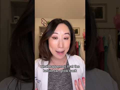 #keloid care after surgery is key to it not coming back! #dermbypark