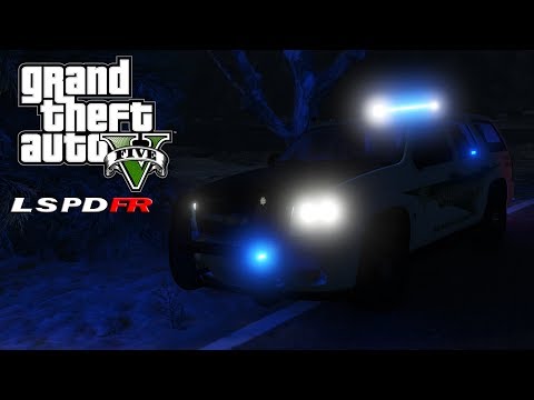 GTA 5 - LSPDFR EP 266 - Flashy Blue Tahoe / New computer system