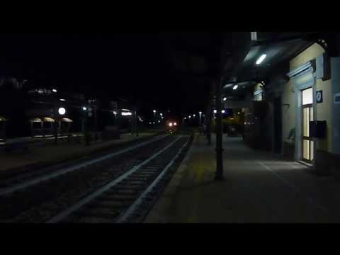 Lo spettacolo dei treni serali della Direttissima Firenze-Bologna 27/07/13