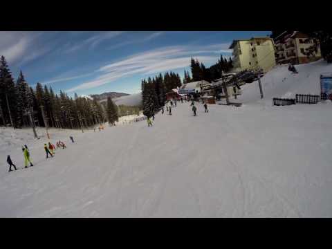 Blue piste nr.13, from Jasna 1226m - Biela Put 1117m (Jasna, Low Tatras, Slovakia)