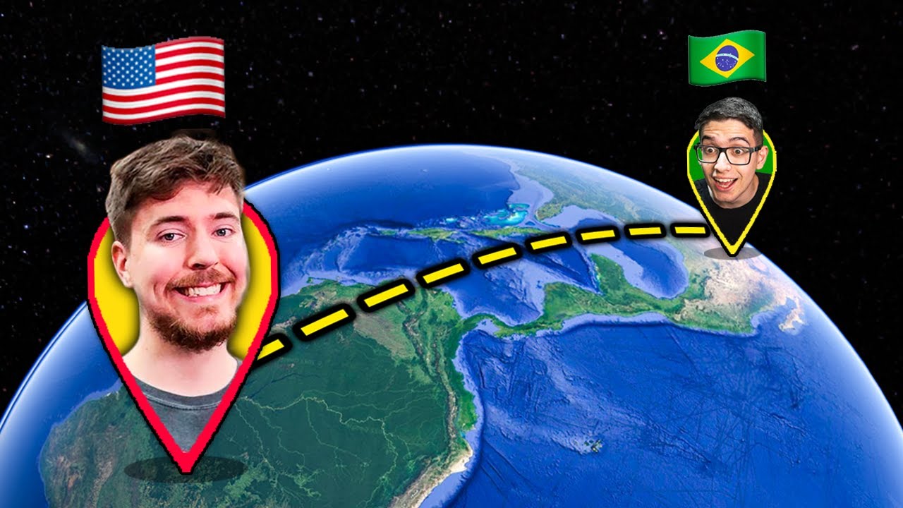 Eu viajei até a CIDADE do MrBeast!