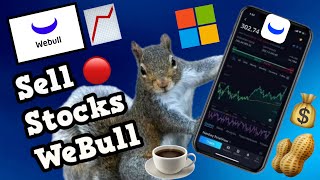 How to Sell Stocks on WeBull App | Investing For Beginners | Stock Selling Made Easy!