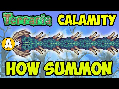 Terraria Calamity Mod How To Summon AQUATIC SCOURGE BOSS (2 WAYS) (EASY)
