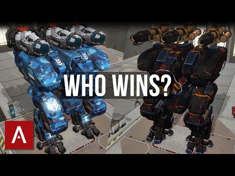 War Robots Test Server 3.5: Fury REDEEMER vs Fury EMBER - Who Wins?