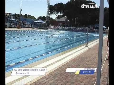 Serie 6 dei 400 Stile Libero  Assoluti Maschi Master - 13 Memorial Andrea Bettiol