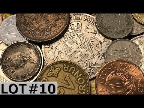 HUGE 1800s SILVER World Coin Found Loot Bag Searching - Great Finds - Lot #10