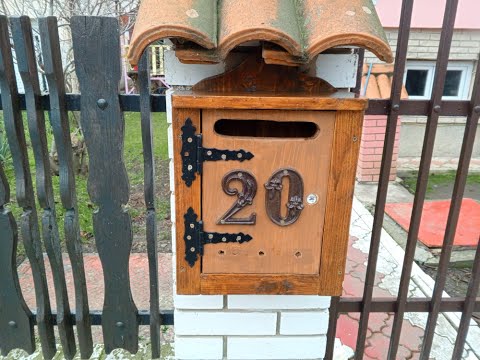 Kako napraviti unikatno drveno poštansko sanduče sa kovanim gvožđem