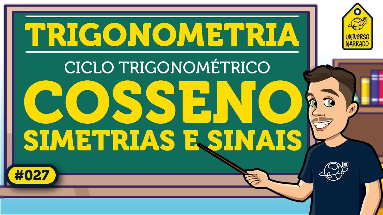 Cosseno no Ciclo Trigonométrico: Simetrias e Sinais  | Trigonometria